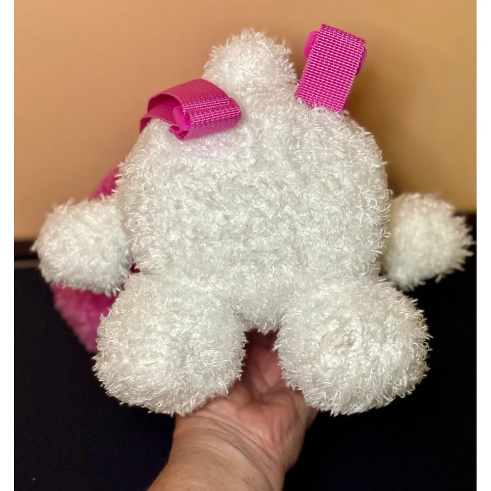 New Sanrio My Melody Plush Backpack Pink White Feather Fleece F25MY65068-XX